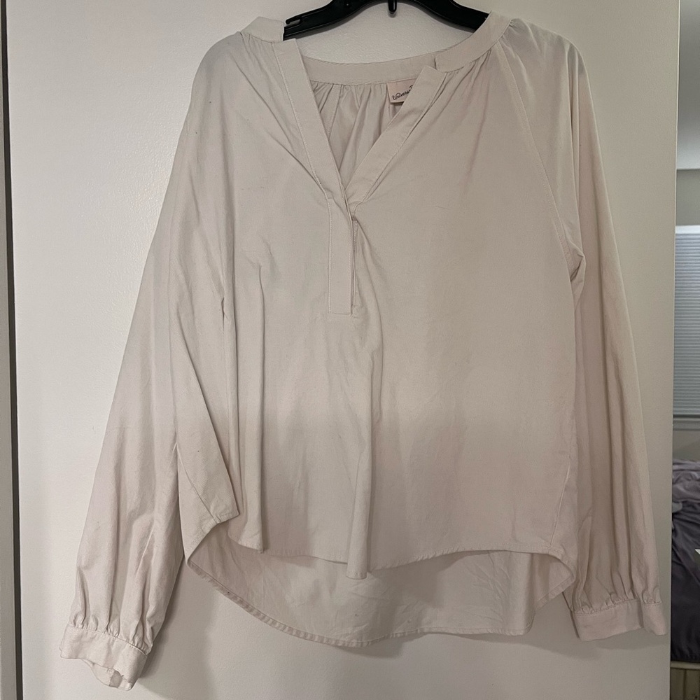 Women's Cream Blouse